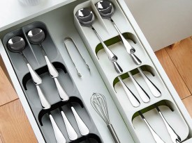 Organizador cubiertos compacto